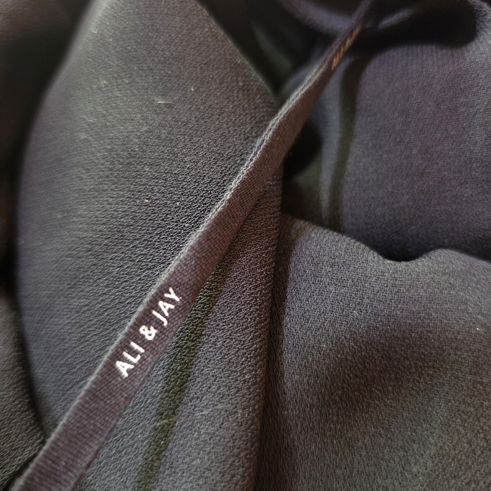 Ali & Jay Black Sleeveless Jumpsuit Medium #CAP17 - Picture 6 of 13